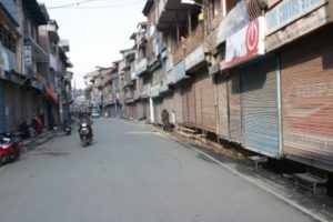 Shops Closed Srinagar Restrictions IANS Photo 24_600x400