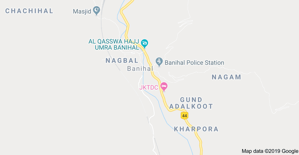Banihal District Map
