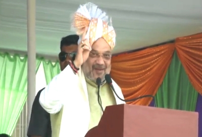 Amit Shah Releases Manifesto In Odisha IANS Photo