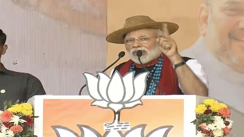 PM Narendra Modi In NE BJP4India Twitter Photo_500x281