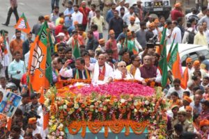Rajnath Singh Takes Out Road Show Twitter_600x400