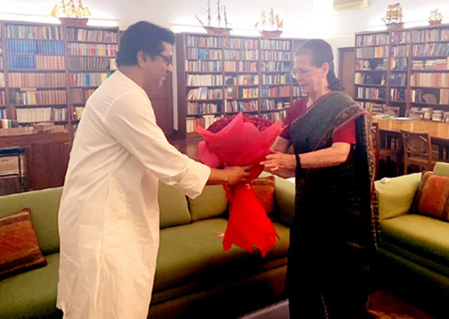 Raj Thackeray meet Sonia_640x455