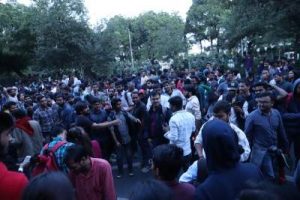 JNU Students Protest IANS