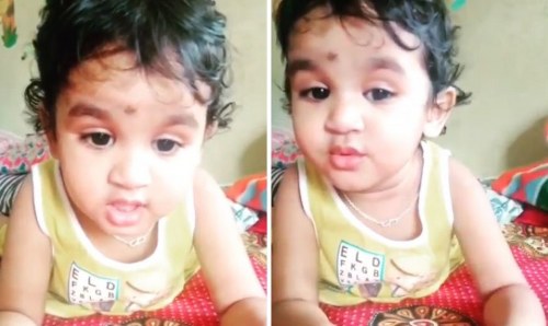 Two year old sings La Ja Gale Lata jis song Instagram_500x298