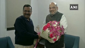 Kejriwal meet Shah
