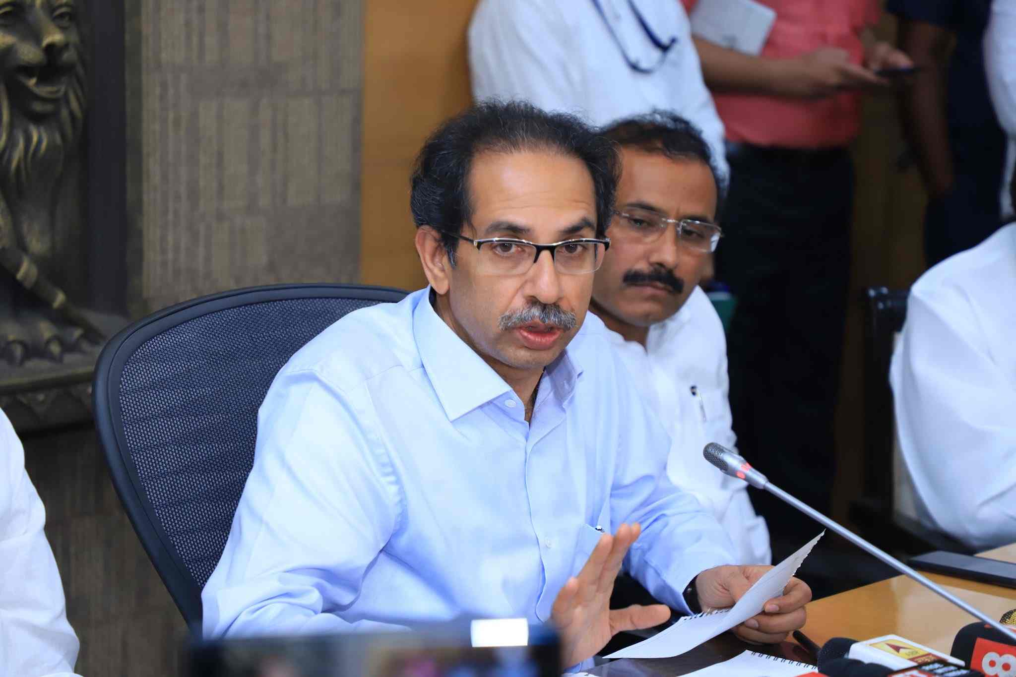 Maharashtra CM Uddhav Thackeray (Photo Tweeted By Office Of Uddhav Thackeray)