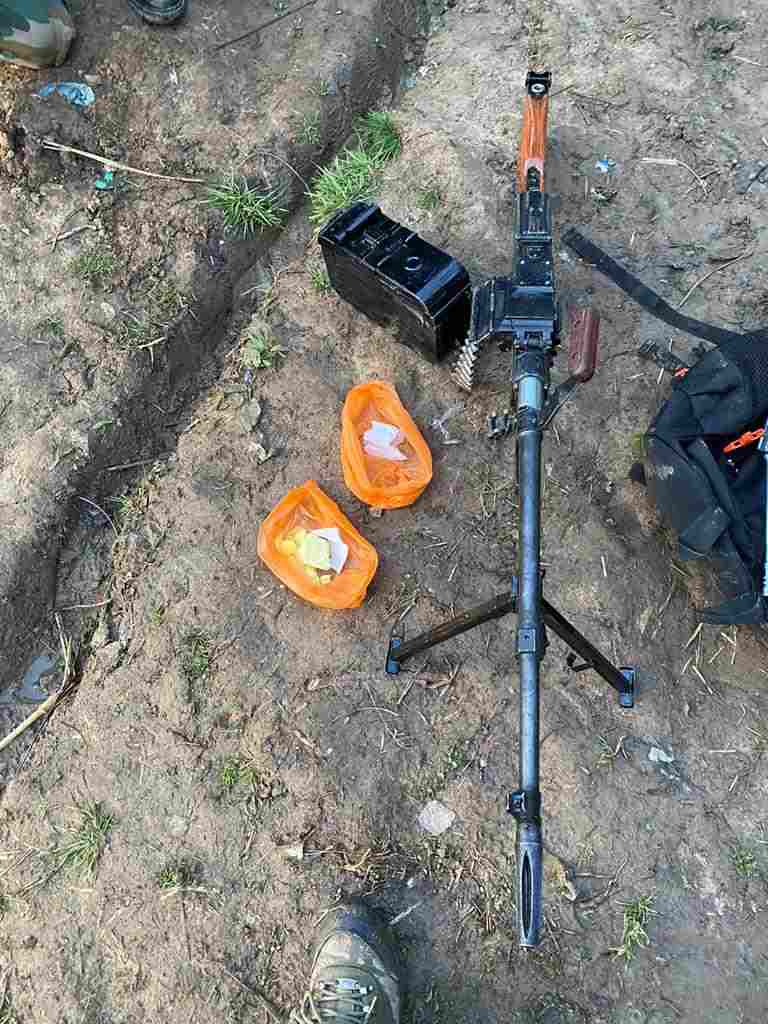 Machine Gun Militant Leaves Behind