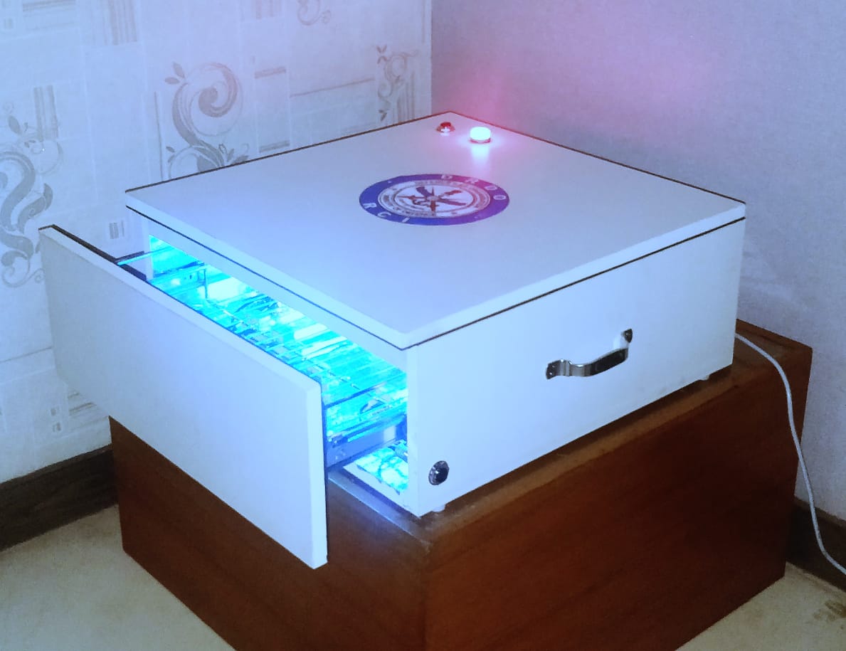 DRDO Develops autometed systems to sanitise electronic gadgets, papers aand currency notes Photo SpokespersonMoD