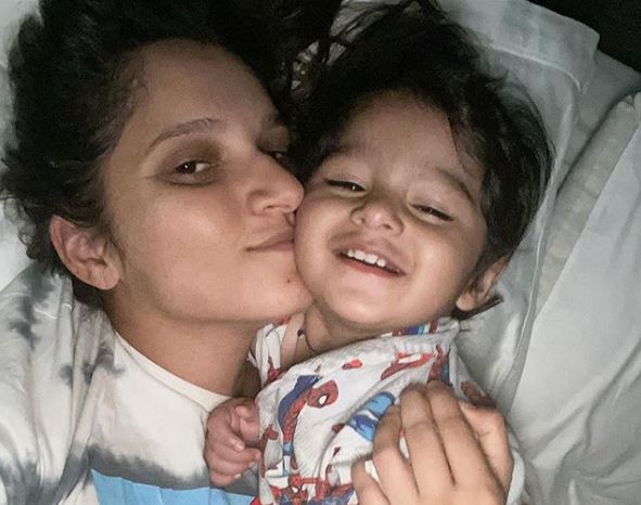 Sania Mirza with her son photo instagram