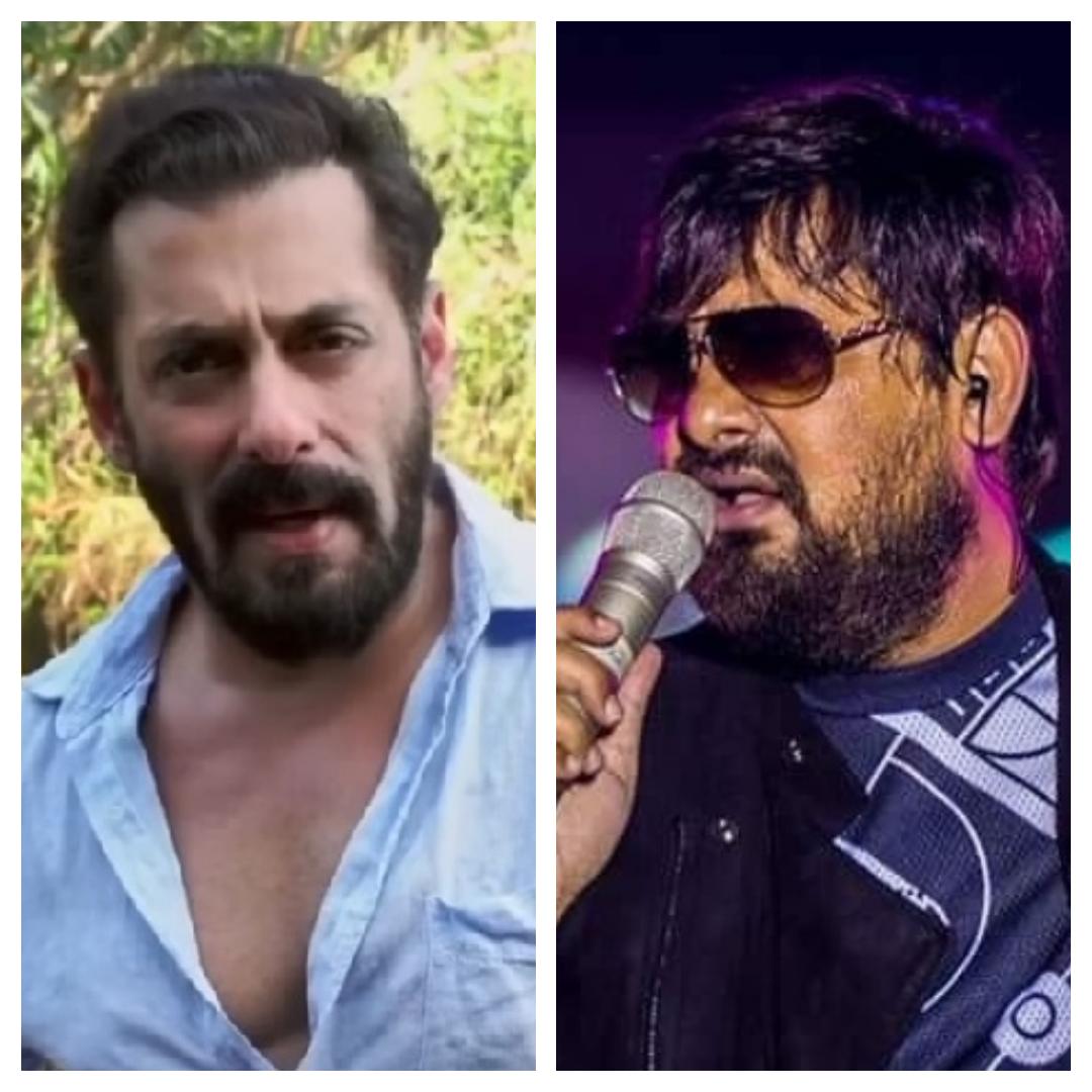 Salman Khan and Wajid Khan