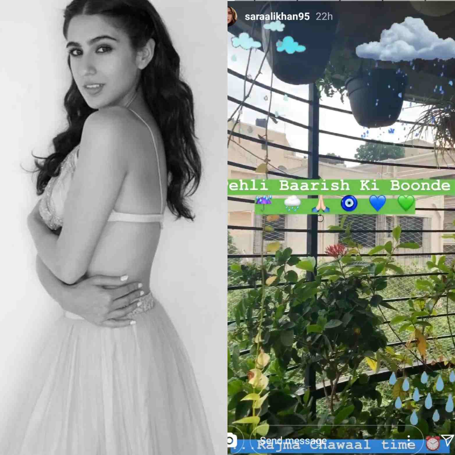 Sara Ali Khan and Rajma Chawal