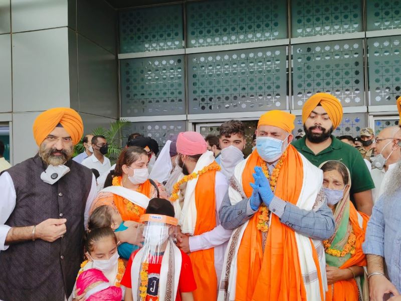 BJP & allies welcome 1st batch of Afghan Sikhs post CAA Twitter