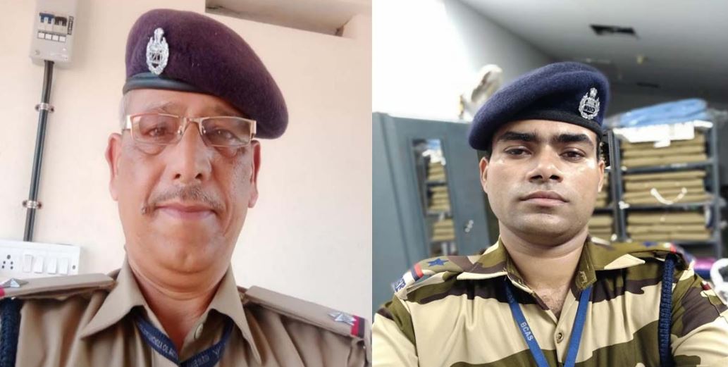 Assistant Sub-Inspectors Ajit Singh and Mangal Singh of the CISF IANS