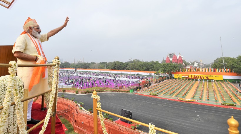 PM Modi at Red Fort 74th Independence Day