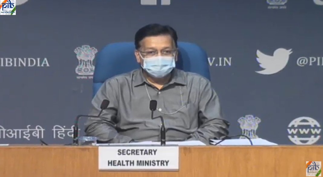 Rajesh Bhushan Secretary health Ministry