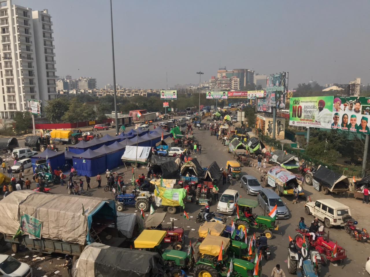 Farmers Tractor Rally Farmers Delhi