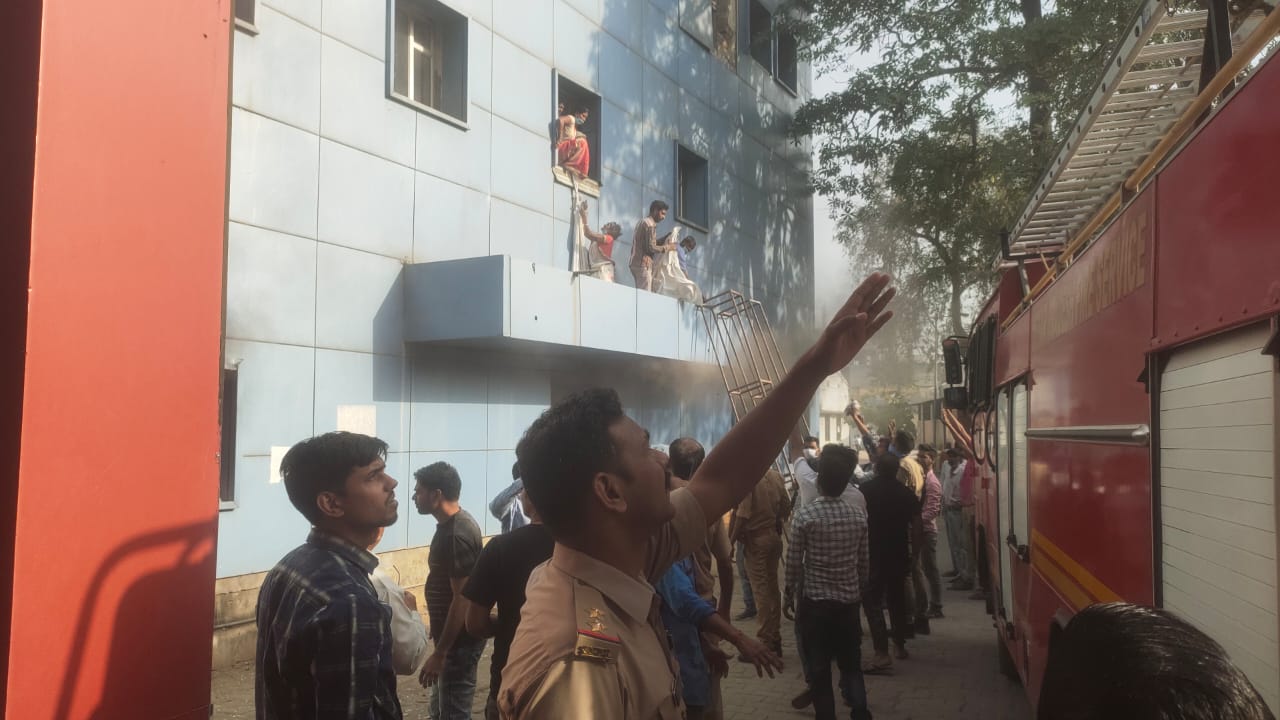 Fire in Cardiology hospital Kanpur