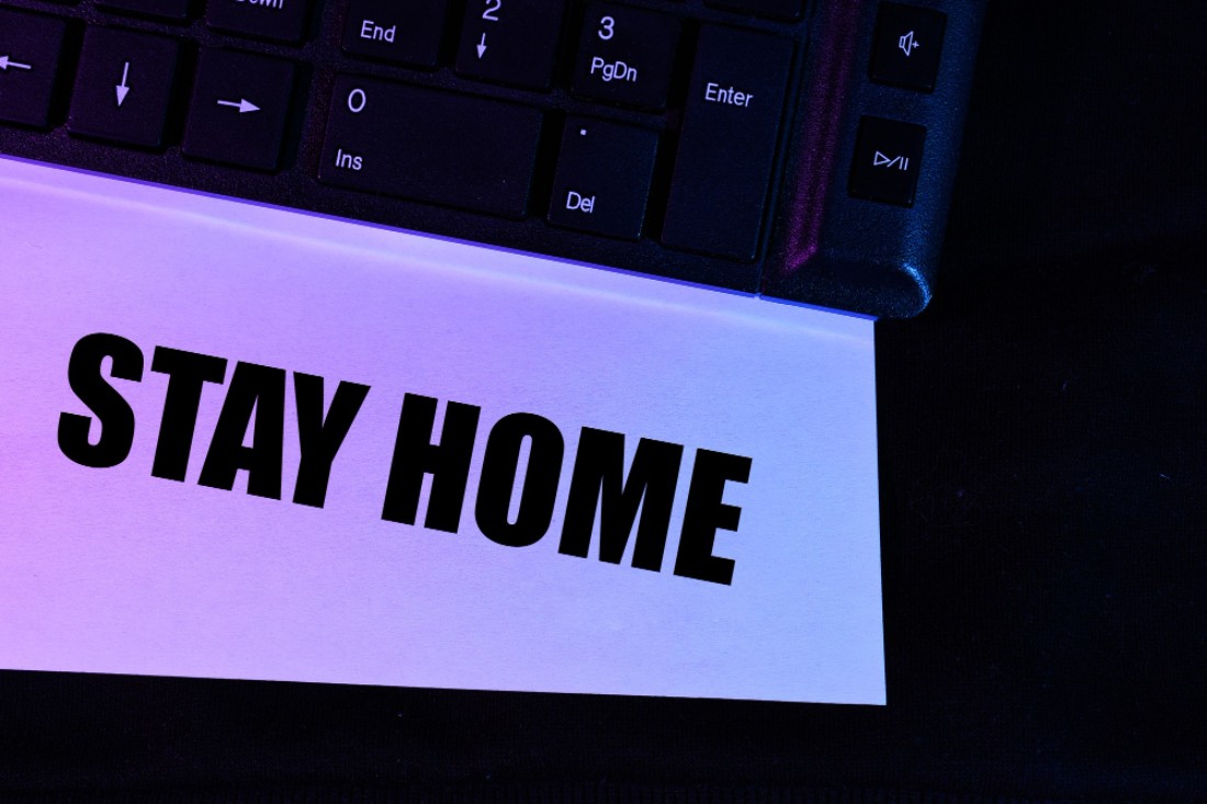 COVID computer-keyboard-pink-blue-with-words-stay-home (1)