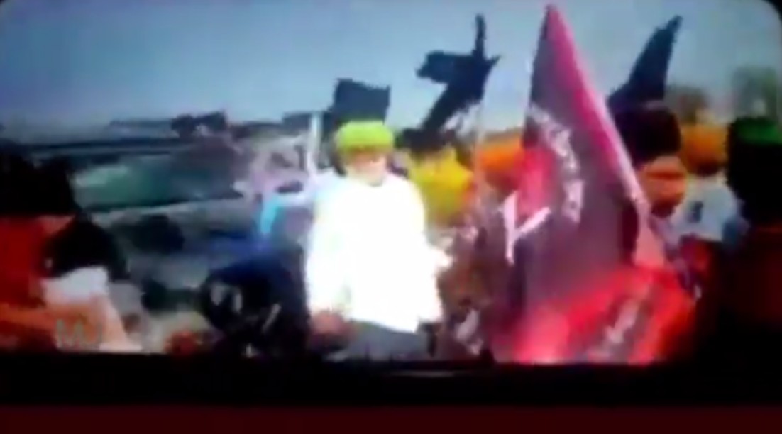 Vehicle runs over farmers Lakhimpur Kheri