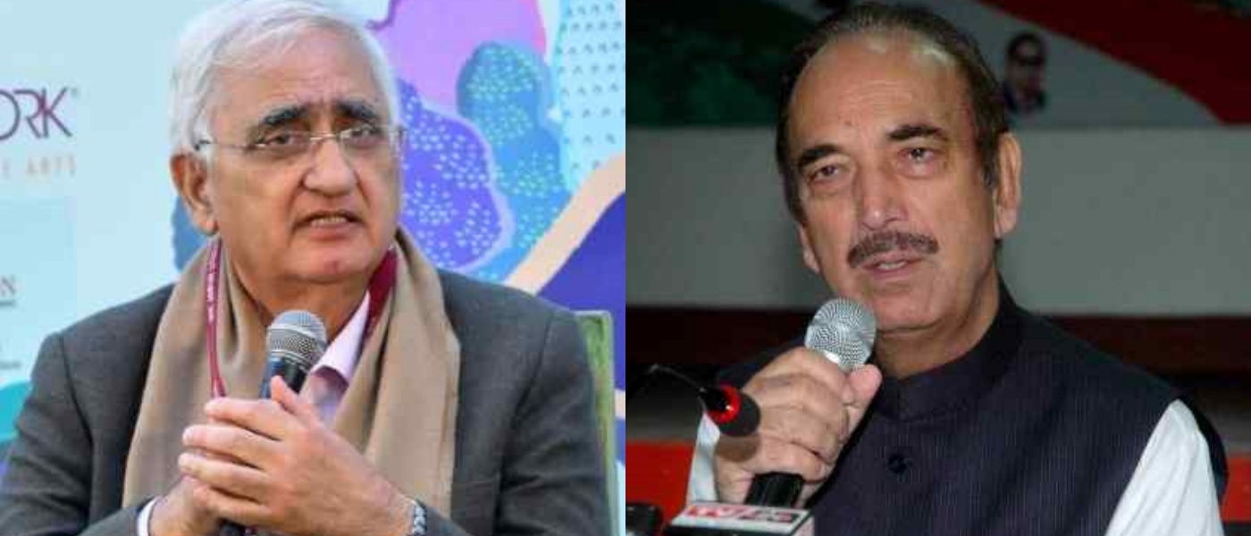 Salman Khurshid and Ghulam Nabi Azad