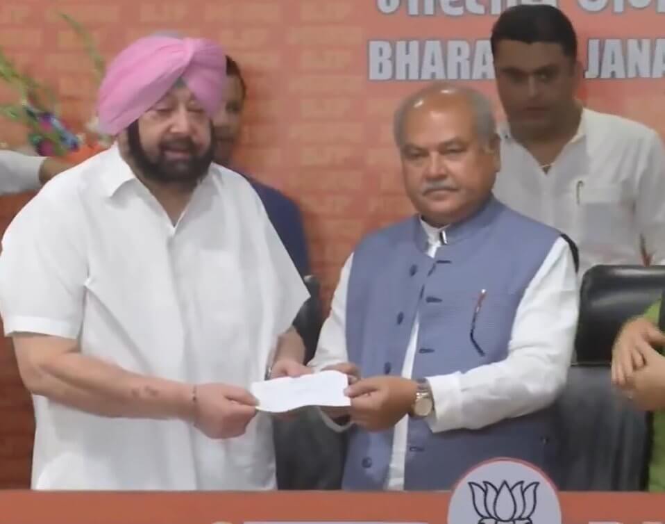 Former Punjab Cm Captain Amarinder Singh Joins Bjp The English Post Breaking News Politics