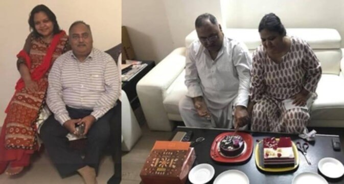 DGP Om Prakash and His Wife IANS (1)