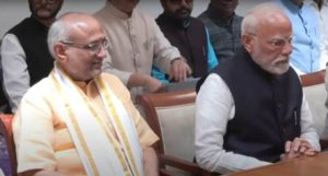 PM Modi with CP Radhakrishna