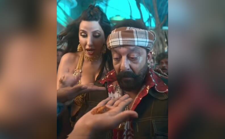Nora Fatehi and Sanjay Dutt 2 (1)