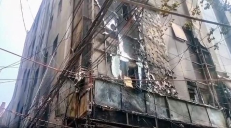 massive fire