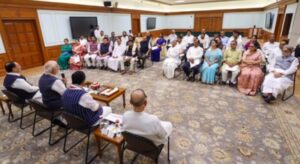 PM MODI BREAKFAST MEETING