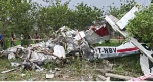 aircraft crashes in kanpur
