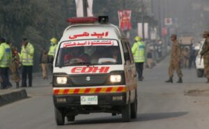 school roof collapses in Pak